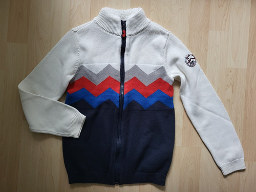Strickjacke mit fleecekragen - mit,