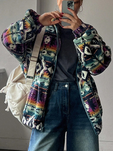 Fleece jacke teddy mit - jacke,