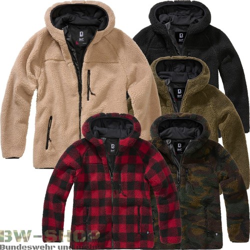 Brandit teddyfleece jacke mit - teddyfleece,