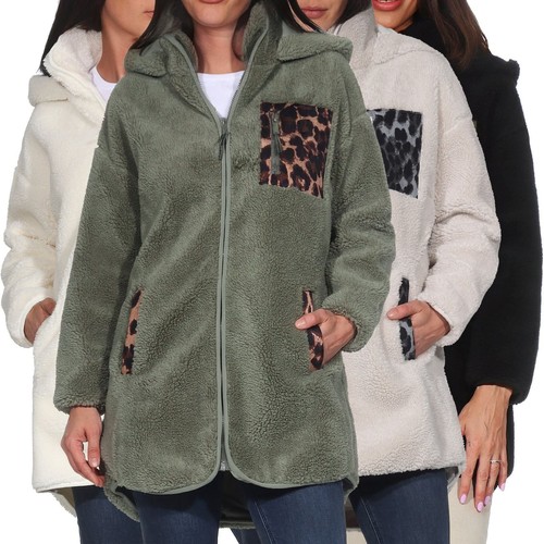 Hailys damen teddyfleece jacke - damen, teddyfleece-jacke