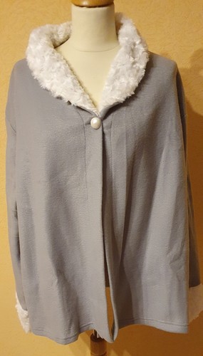Fleecejacke webpelzkragen - fleecejacke, m.webpelzkragen