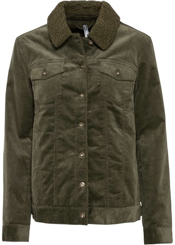 Cordjacke mit teddyfleece - cordjacke,
