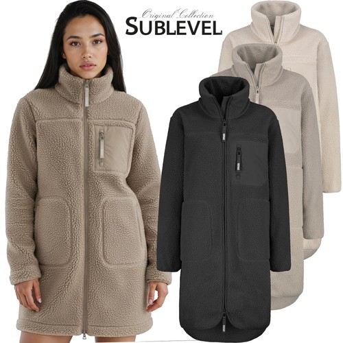 Sublevel damen fleece mantel - damen,